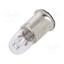 20 pcs : LAMP ML387 - Filament lamp: Midget, SUB-MIDGET, 28VDC, 40mA, Ø: 6mm, L: 15mm