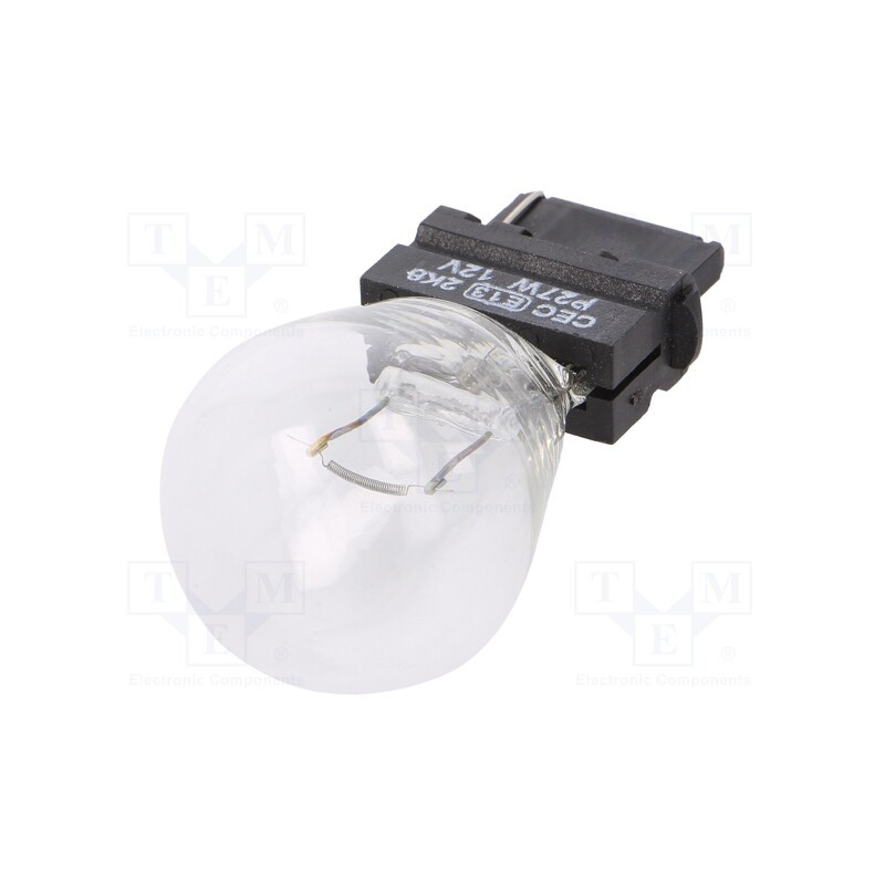 10 pcs : EB0182TB - Filament lamp: automotive, W2,5x16d, transparent, 12V, 27W