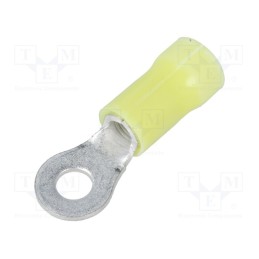 20 pcs : 34853 - Tip: ring, M4, Ø: 4.17mm, 2.62÷6.64mm2, crimped, for cable, tinned