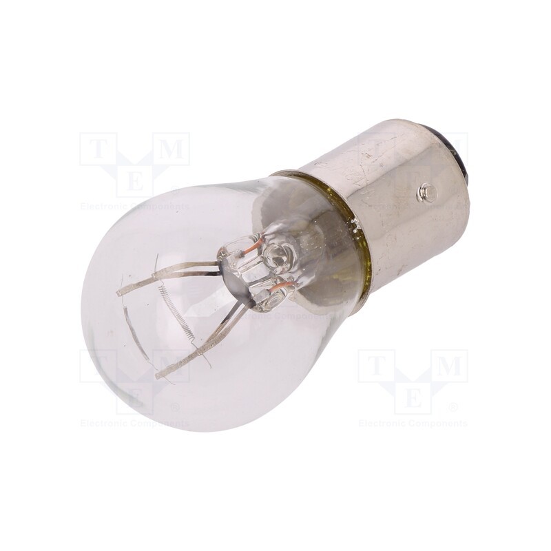 50 pcs : LLB380T - Filament lamp: automotive, BAY15D, transparent, 12V, 21/5W, LLB