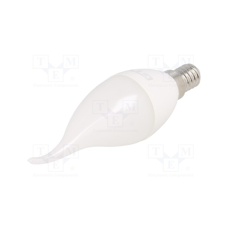 10 pcs : LD-SMZGC30L-30 - LED lamp, cool white, E14, 230VAC, 260lm, 3W, 160°, 6400K