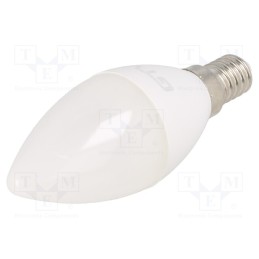 10 pcs : LD-SMZGC30B-30 - LED lamp, cool white, E14, 230VAC, 260lm, 3W, 160°, 6400K