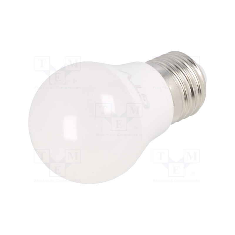 10 pcs : LD-SMZGB45C-30 - LED lamp, cool white, E27, 230VAC, 255lm, 3W, 160°, 6400K