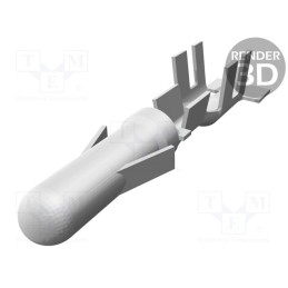 20 pcs : 350389-1 - Contact, male, brass, tinned, 0.5÷2mm2, 20AWG÷14AWG, crimped, 28A