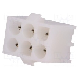 10 pcs : 350431-1 - Socket, wire-board, male, Universal MATE-N-LOK, 6.35mm, THT, PIN: 6