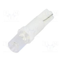 10 pcs : OST05WG01GD-G5DUT5E1B - LED lamp, green, T5, Urated: 12VDC, 3.5lm, No.of diodes: 1, 0.24W