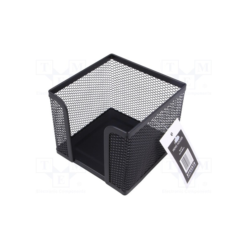 10 pcs : 5705831008786 - Sticky notes container, black, metal
