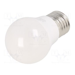 10 pcs : LD-SMGB45C-30 - LED lamp, warm white, E27, 230VAC, 255lm, 3W, 160°, 3000K