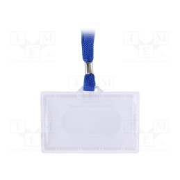 50 pcs : - Card holder, with blue tape