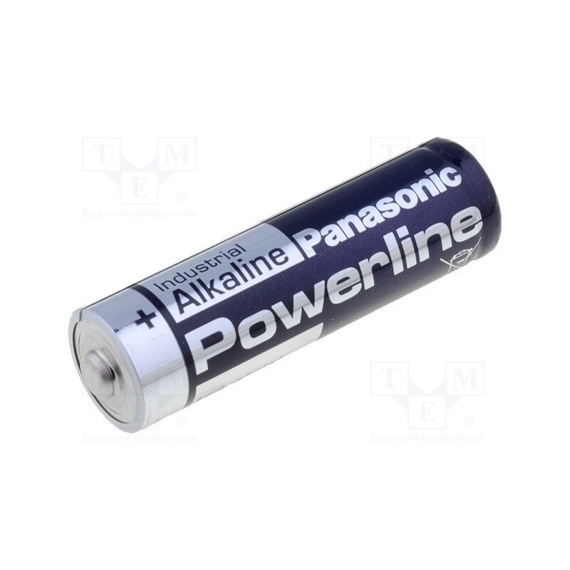 10 pcs : POWERLINE LR6 - Battery: alkaline, 1.5V, AA, non-rechargeable