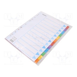 10 set : 5902812001945 - Cardboard file dividers
