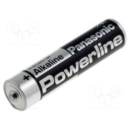 10 pcs : POWERLINE LR03 - Battery: alkaline, 1.5V, AAA, non-rechargeable