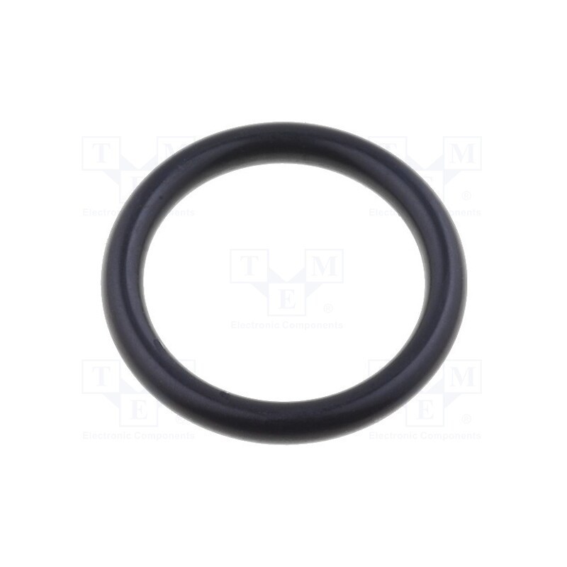 50 pcs : 53102010 - O-ring gasket, NBR rubber, Thk: 2mm, Øint: 13mm, M16, black