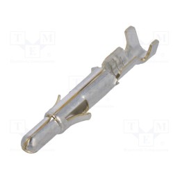 20 pcs : 350690-1 - Contact, male, brass, tinned, 0.2÷0.8mm2, 24AWG÷18AWG, bulk, 6.35mm