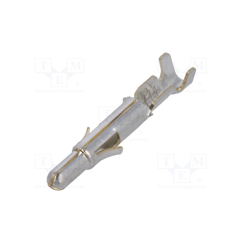 20 pcs : 350690-1 - Contact, male, brass, tinned, 0.2÷0.8mm2, 24AWG÷18AWG, bulk, 6.35mm
