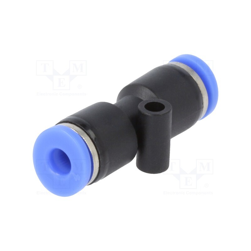 10 pcs : 135.004 - Push-in fitting, straight,inline splice, -0.95÷15bar, PBT