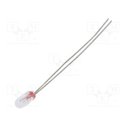 20 pcs : L10-5/60 - Filament lamp: miniature, 5VDC, 60mA, Bulb: T3/4, Ø: 2.36mm, 100000h