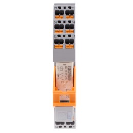 1 pcs - Phoenix Contact RIF-1-RPT-LDP-24DC/2X21AU Series Interface Relay, DIN Rail Mount, 24V dc Coil, DPDT, 2-Pole