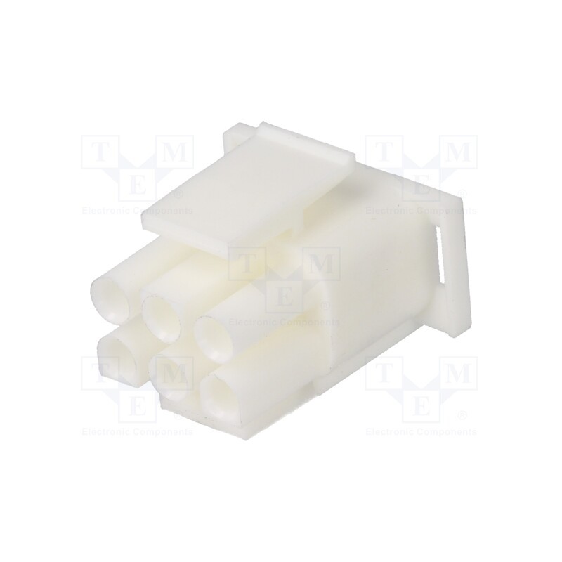 10 pcs : 350715-1 - Plug, wire-board, male/female, Universal MATE-N-LOK, 6.35mm, 600V