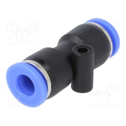 10 pcs : 135.006 - Push-in fitting, straight,inline splice, -0.95÷15bar, PBT