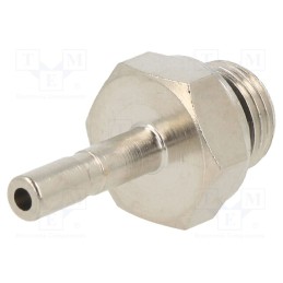 10 pcs : 50600 4-1/8 - Push-in fitting, threaded,plug-in, -0.99÷20bar, Thread: 1/8'