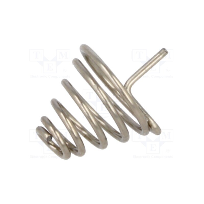 50 pcs : 240 - Spring contact, A,AA,CR123A,CR2,R6, Batt.no: 1, PCB,THM