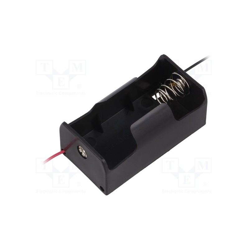 10 pcs : BH-111A - Holder, D,R20, Batt.no: 1, cables, 150mm