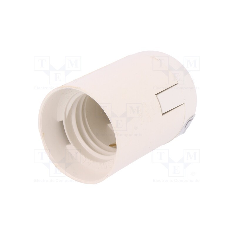 10 pcs : D.3005B - Lampholder: for lamp, E27, Body: white, Ø: 39mm, Mat: thermoplastic