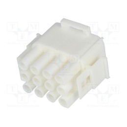 10 pcs : 350735-4 - Plug, wire-wire, male/female, Universal MATE-N-LOK, 6.35mm, 600V