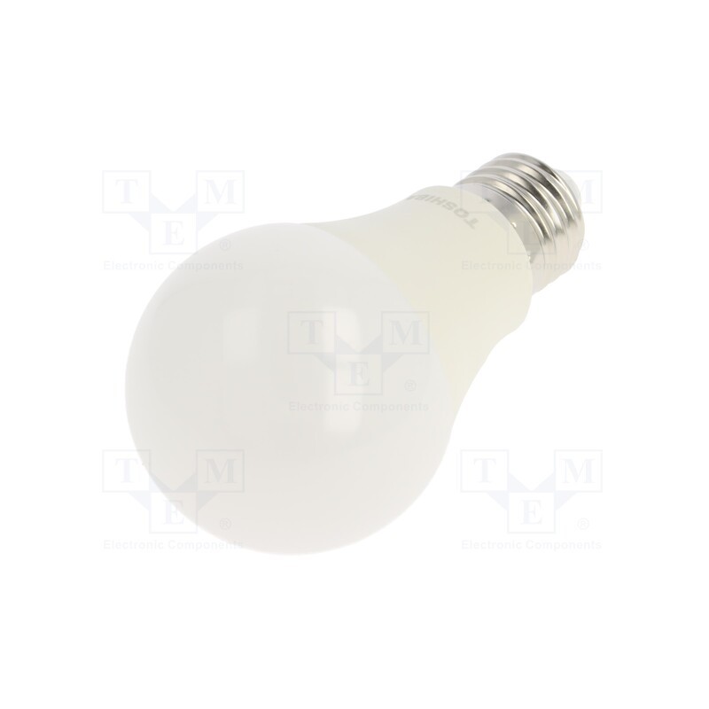 10 pcs : DELS-BLC48P5B0AE21 - LED lamp, cool white, E27, 230VAC, 806lm, 8.5W, 180°, 6500K
