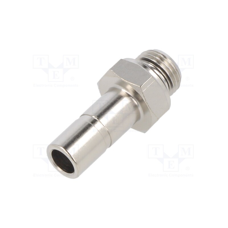 10 pcs : 50600 8-1/8 - Push-in fitting, threaded,plug-in, -0.99÷20bar, Thread: 1/8'
