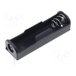 10 pcs : BH-311-1P - Holder, AA,R6, Batt.no: 1, for PCB, black, 51mm