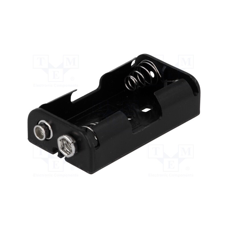 10 pcs : 2474 -AS - Holder, AA,R6, Batt.no: 2, on panel, 6F22 type