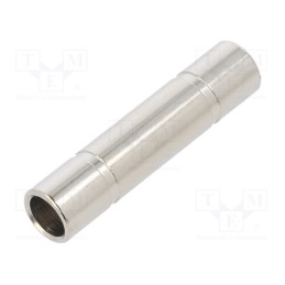 10 pcs : 50625 8 - Link, -0.99÷20bar, nickel plated brass, Gasket: NBR rubber