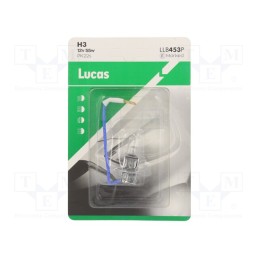 10 pcs : LLB453P - Filament lamp: automotive, PK22s, transparent, 12V, 55W, LLB