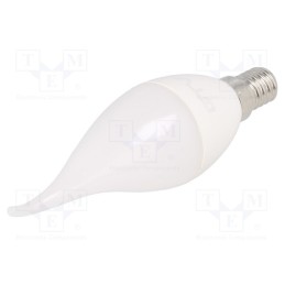 10 pcs : LD-SMZGC30L-60 - LED lamp, cool white, E14, 230VAC, 520lm, 6W, 160°, 6400K