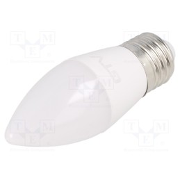 10 pcs : LD-SMZGC30C-60 - LED lamp, cool white, E27, 230VAC, 520lm, 6W, 160°, 6400K