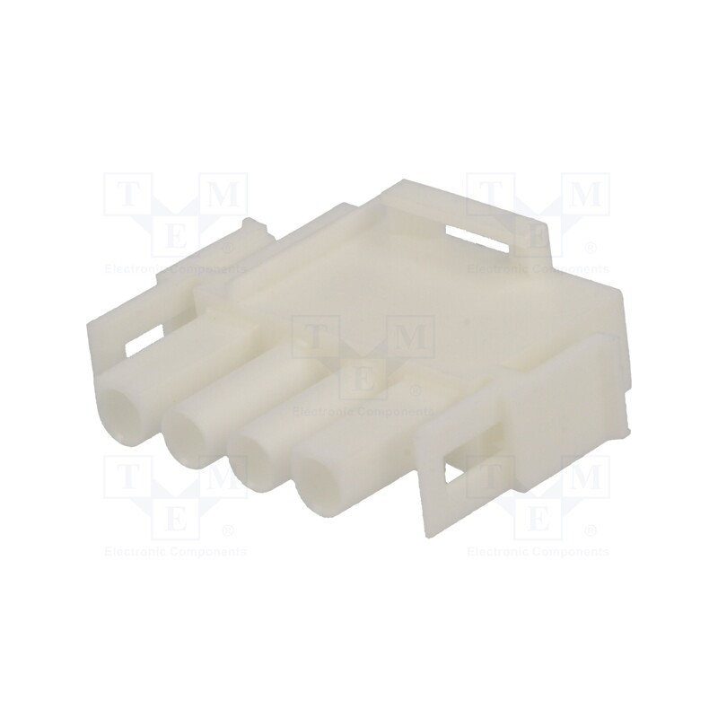 10 pcs : 350779-4 - Plug, wire-wire, male/female, Universal MATE-N-LOK, 6.35mm, PIN: 4