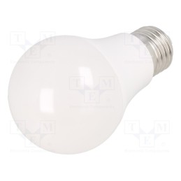 10 pcs : LD-PZ3A60-10W - LED lamp, cool white, E27, 230VAC, 900lm, 9.5W, 220°, 6400K