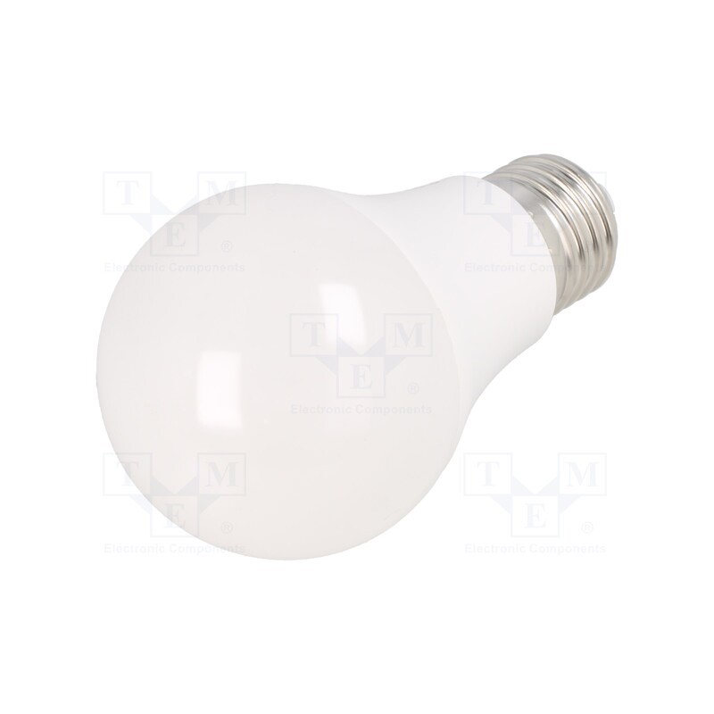 10 pcs : LD-PZ3A60-10W - LED lamp, cool white, E27, 230VAC, 900lm, 9.5W, 220°, 6400K