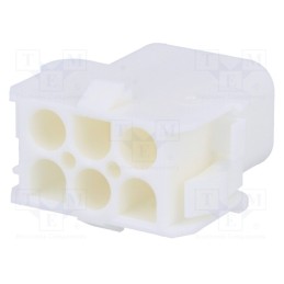 10 pcs : 350781-1 - Plug/socket, wire-wire, male/female, Universal MATE-N-LOK, PIN: 6