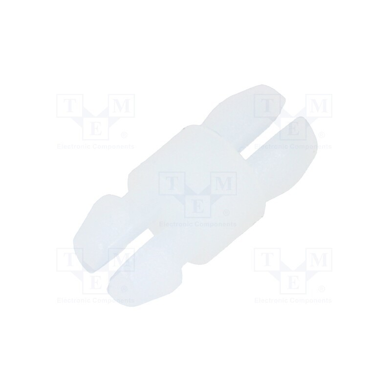 50 pcs : SP-3 - PCB distance, polyamide, L: 3.2mm, push-in,snap fastener, natural