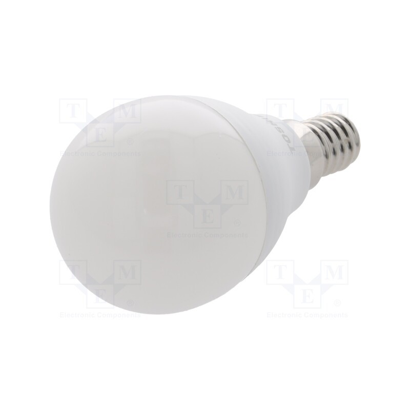10 pcs : DELS-GF4400714AE21 - LED lamp, neutral white, E14, 230VAC, 806lm, 7W, 180°, 4000K