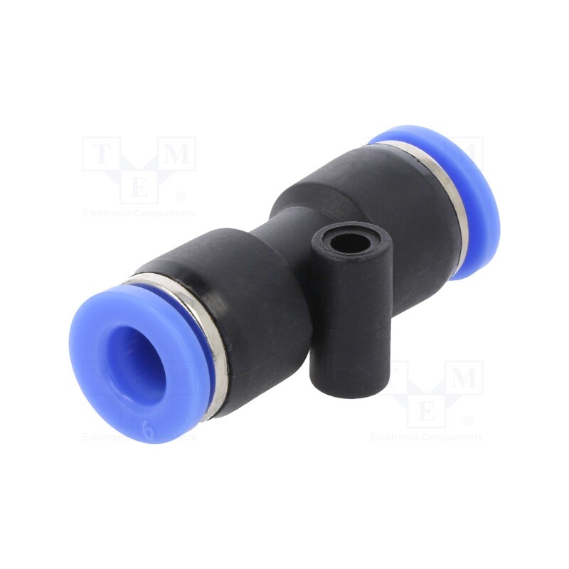 10 pcs : 135.008 - Push-in fitting, straight,inline splice, -0.95÷15bar, PBT