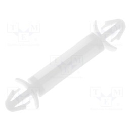 50 pcs : FIX-LCF-16 - PCB distance, polyamide, L: 16mm, latch/latch, natural, UL94V-2