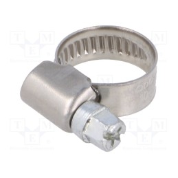 20 pcs : 158/10-16/W2 - Cable tie, Ø: 10÷16mm, W: 9mm, Material: chrome steel AISI 430