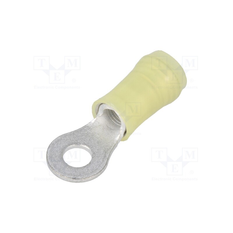 10 pcs : 35108 - Tip: ring, M4, Ø: 4.34mm, 3÷6mm2, crimped, for cable, insulated