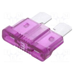 10 pcs : APR-3A - Fuse: fuse, 3A, 32VDC, automotive, 19.1mm, UNIVAL