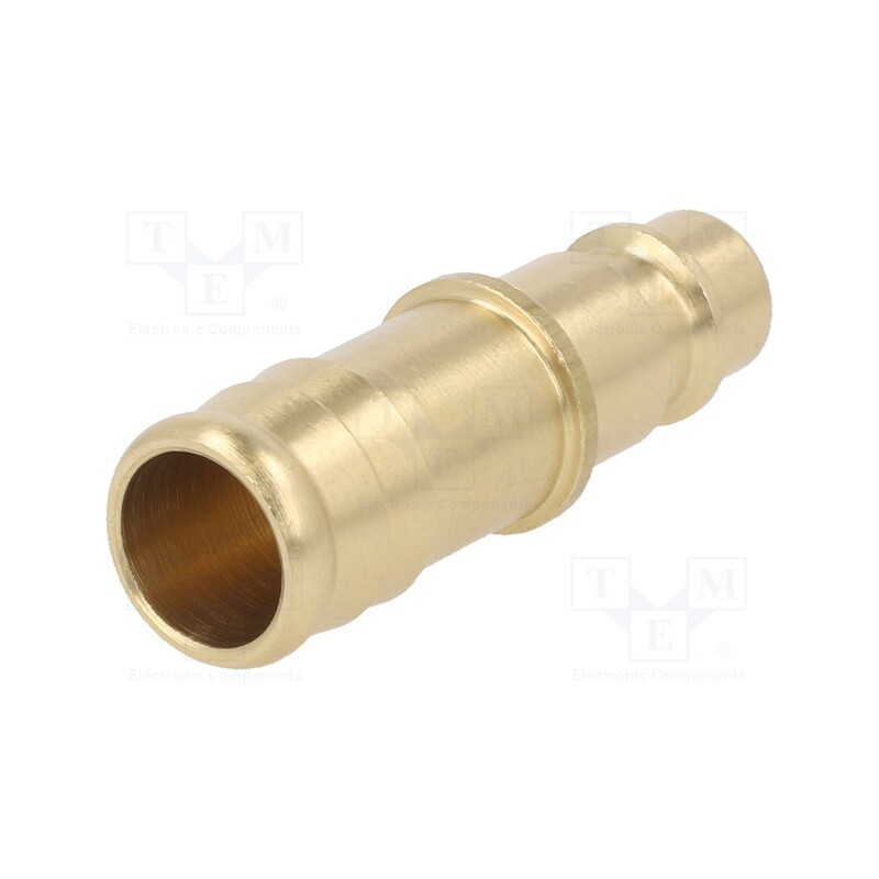 10 pcs : K26 WO13 - Connector, connector pipe, 0÷35bar, brass, NW 7,2,hose 13mm