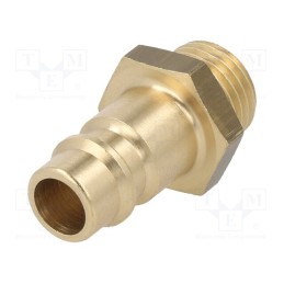 10 pcs : K26 GZ14 - Connector, connector pipe, 0÷35bar, brass, NW 7,2, -20÷100°C